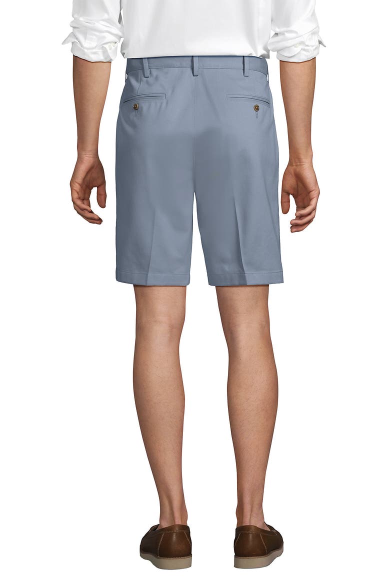 Comfort Waist 9" No Iron Chino Shorts, Alternate, color, Faded Glacier