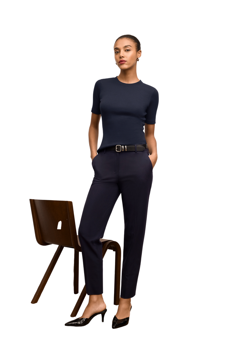 M.M.LaFleur Emy Eco Soft Wave Top, Alternate, color, Dark Navy