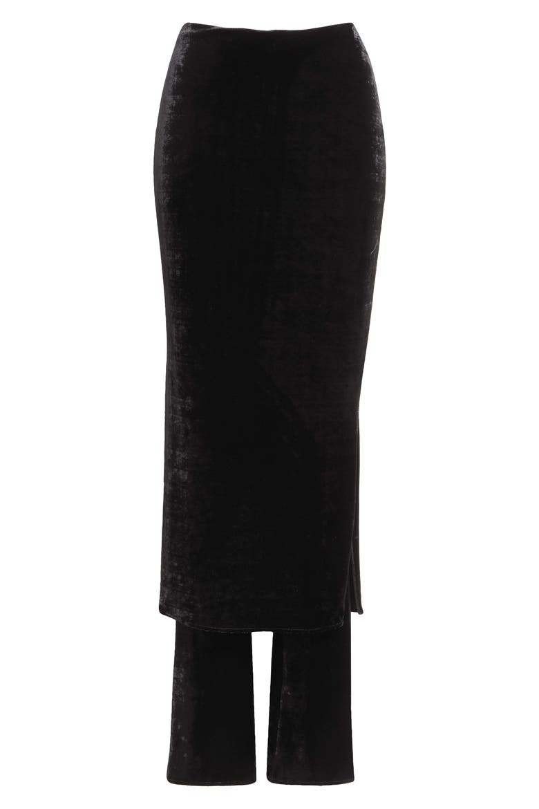 Skirt Pants, Alternate, color, NOIR ALAIA