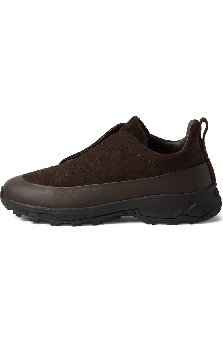ZEGNA Triple Stitch<sup>™</sup> Monte Sneaker, Alternate, color, Dark Brown