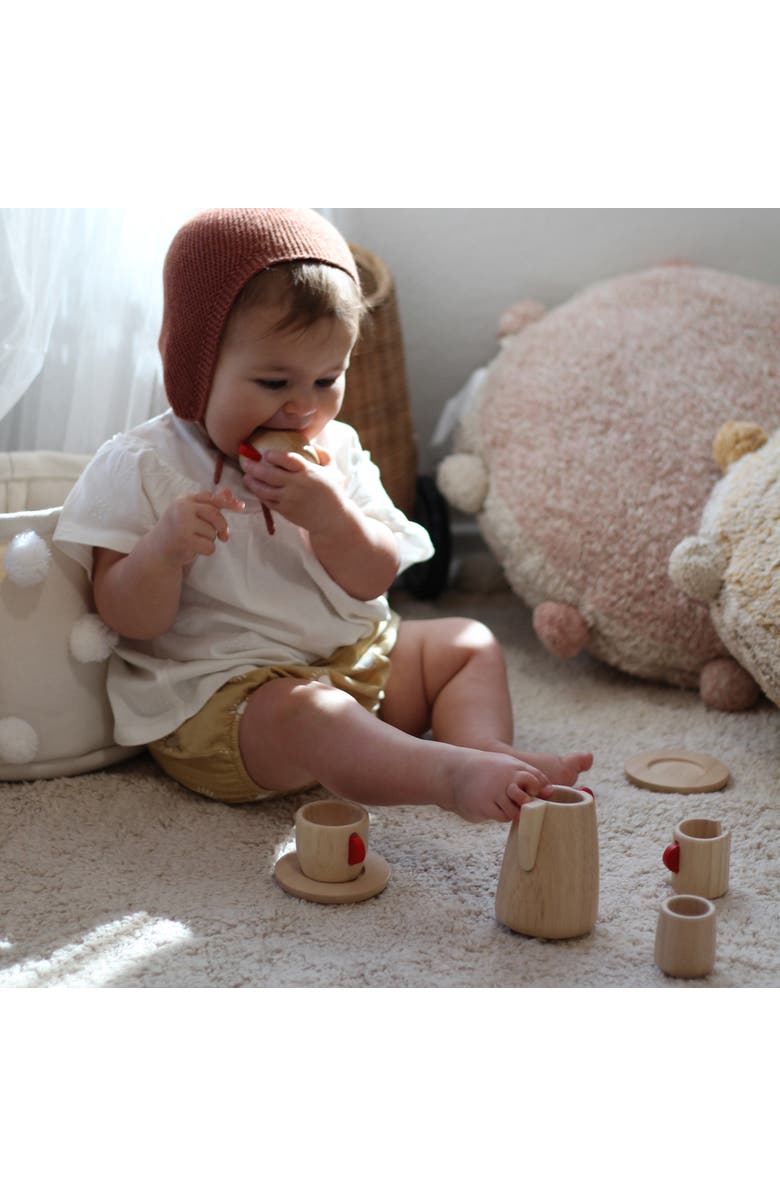 Lorena Canals Floor cushion Bubbly, Alternate, color, Vintage Nude, Natural