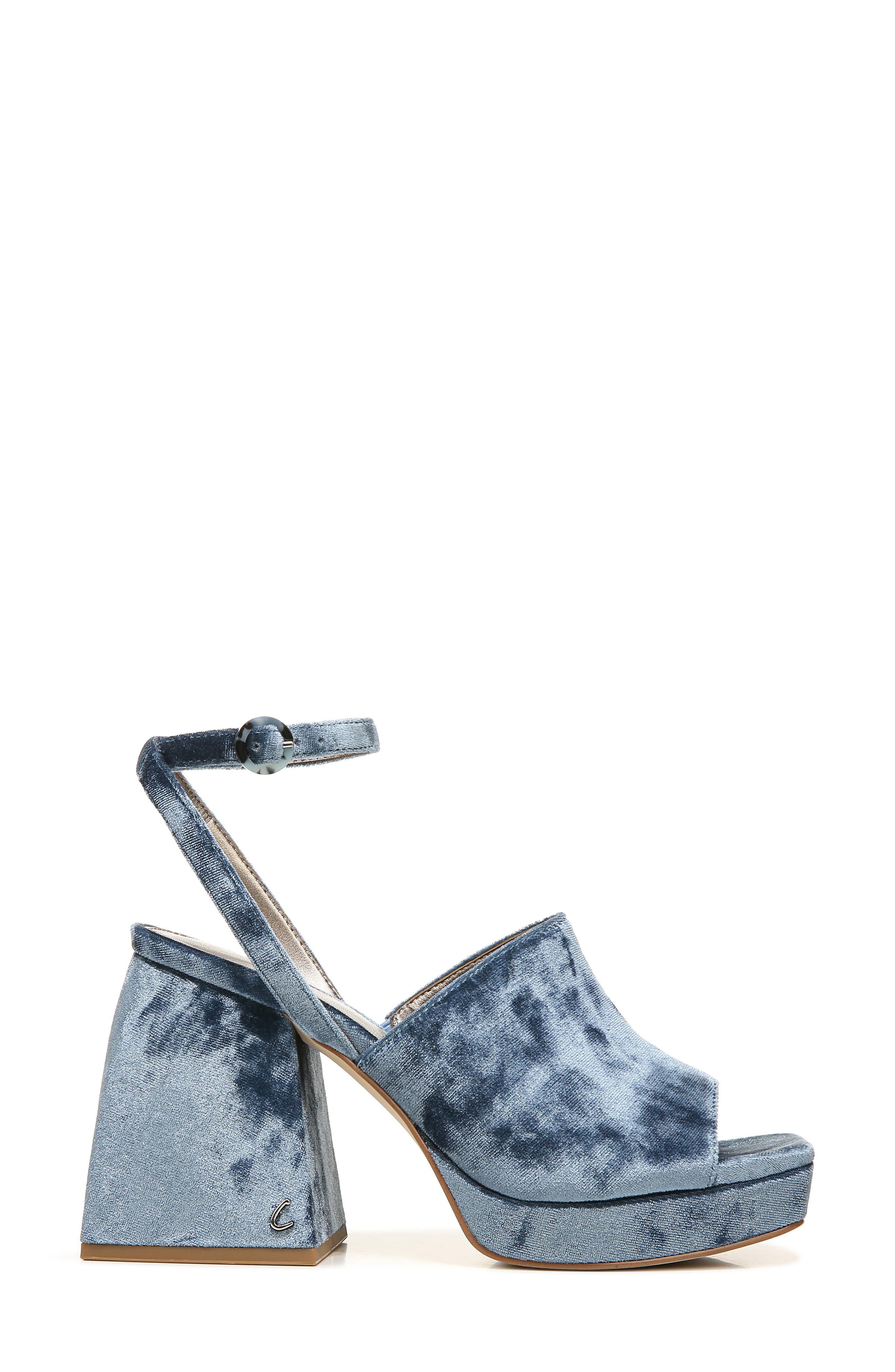 Circus by Sam Edelman Miranda Platform Ankle Strap Sandal, Alternate, color, DEJA BLUE
