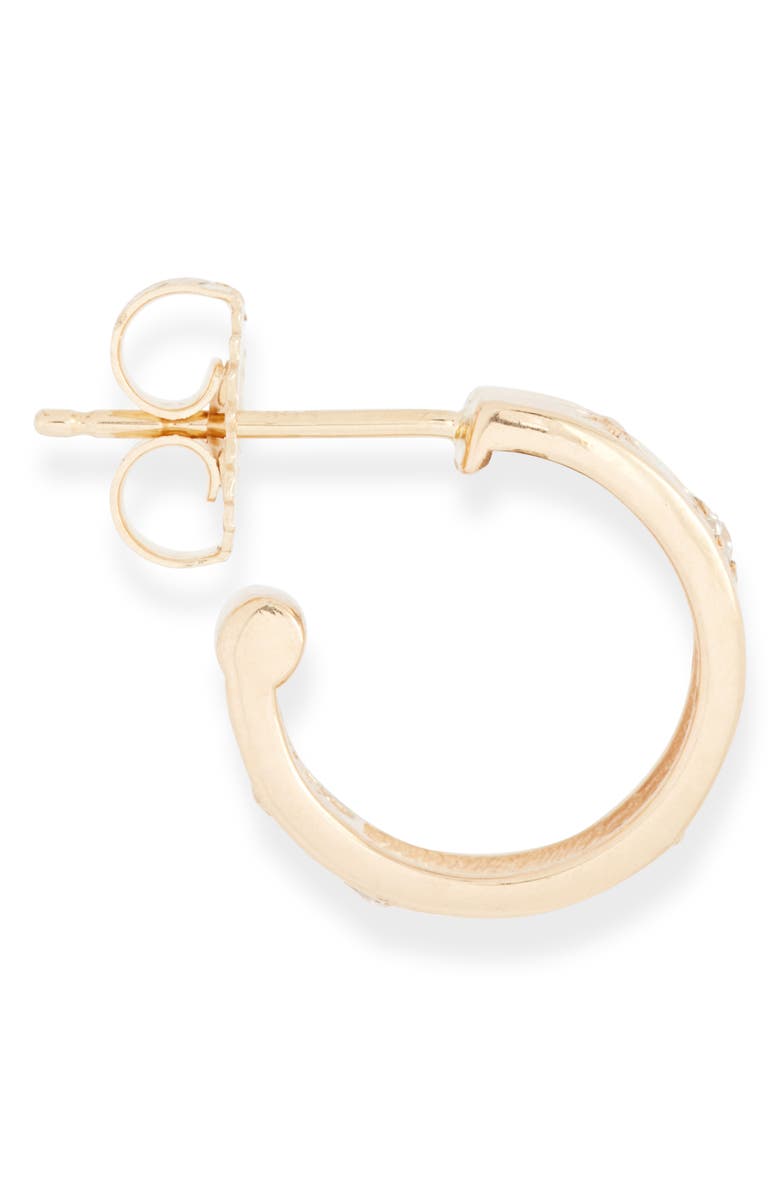 Anzie Starburst Hoop Earrings, Alternate, color, Diamond