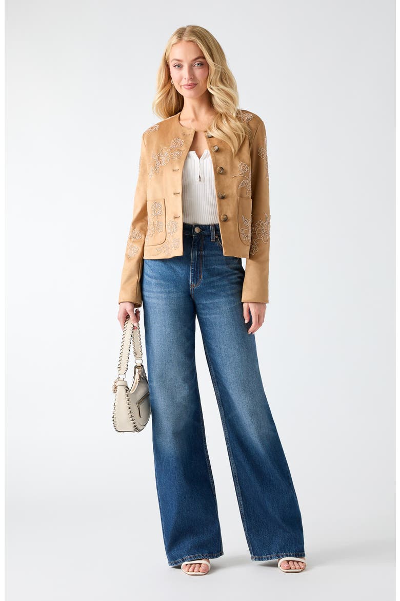 Wide Leg Jeans, Alternate, color, BLUE