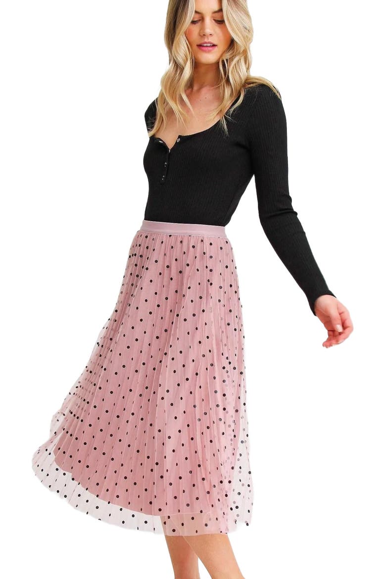 Mixed Feeling Reversible Skirt, Alternate, color, Pink