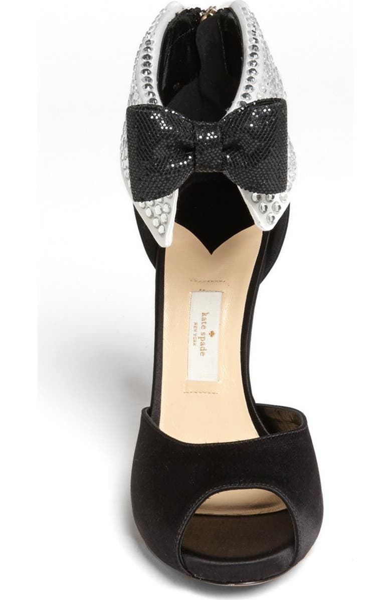 Kate Spade New York 'black tie' pump, Alternate, color,