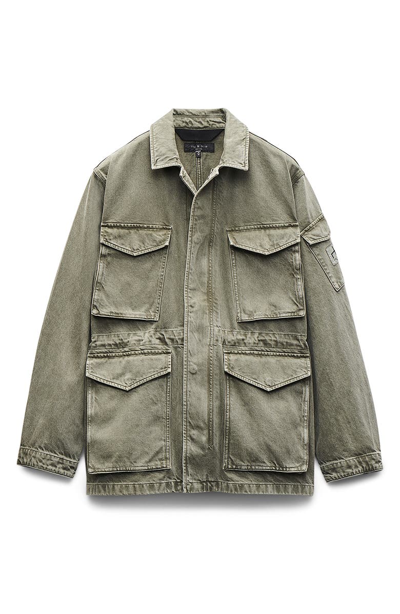 rag & bone Denim Field Jacket, Alternate, color, 