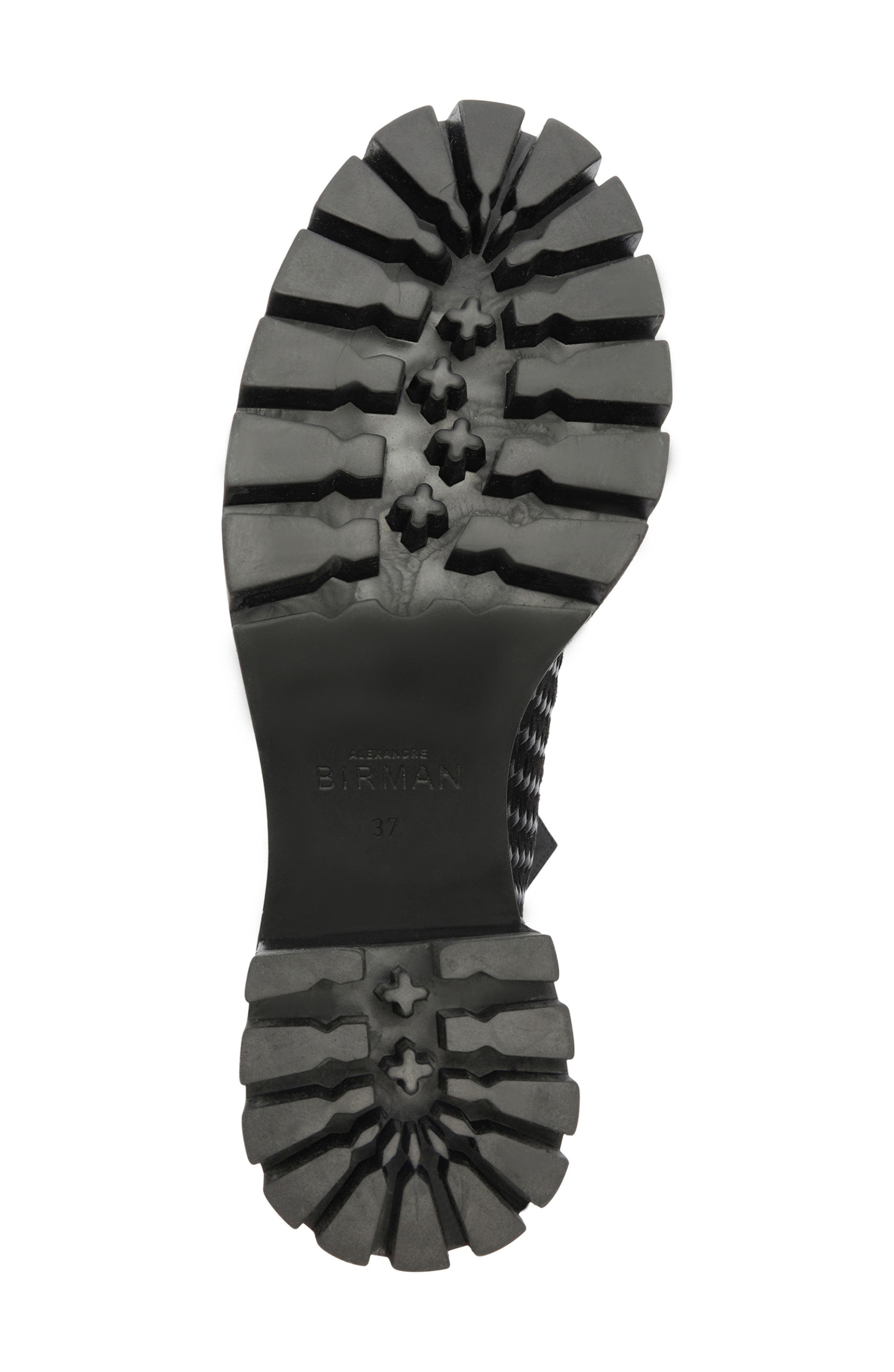 Alexandre Birman Tresse Combat Boot, Alternate, color, 