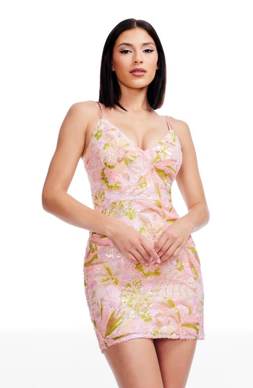 DRESS THE POPULATION DRESS THE POPULATION ANYA SEQUIN EMBELLISHED BODY-CON MINIDRESS