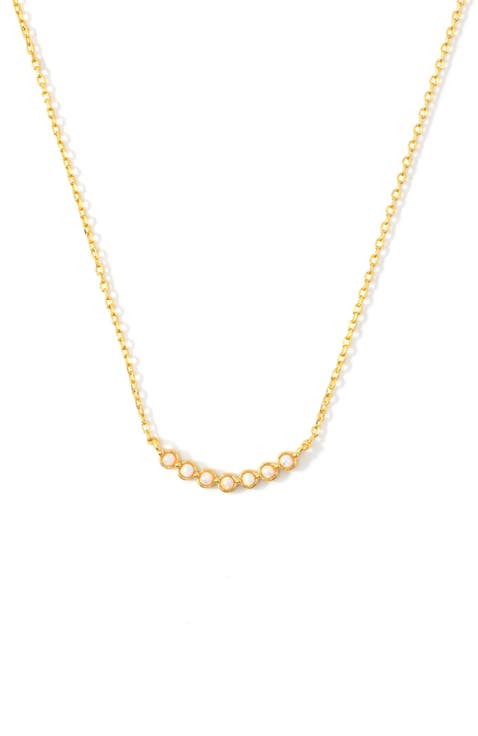 Opal Arc Necklace