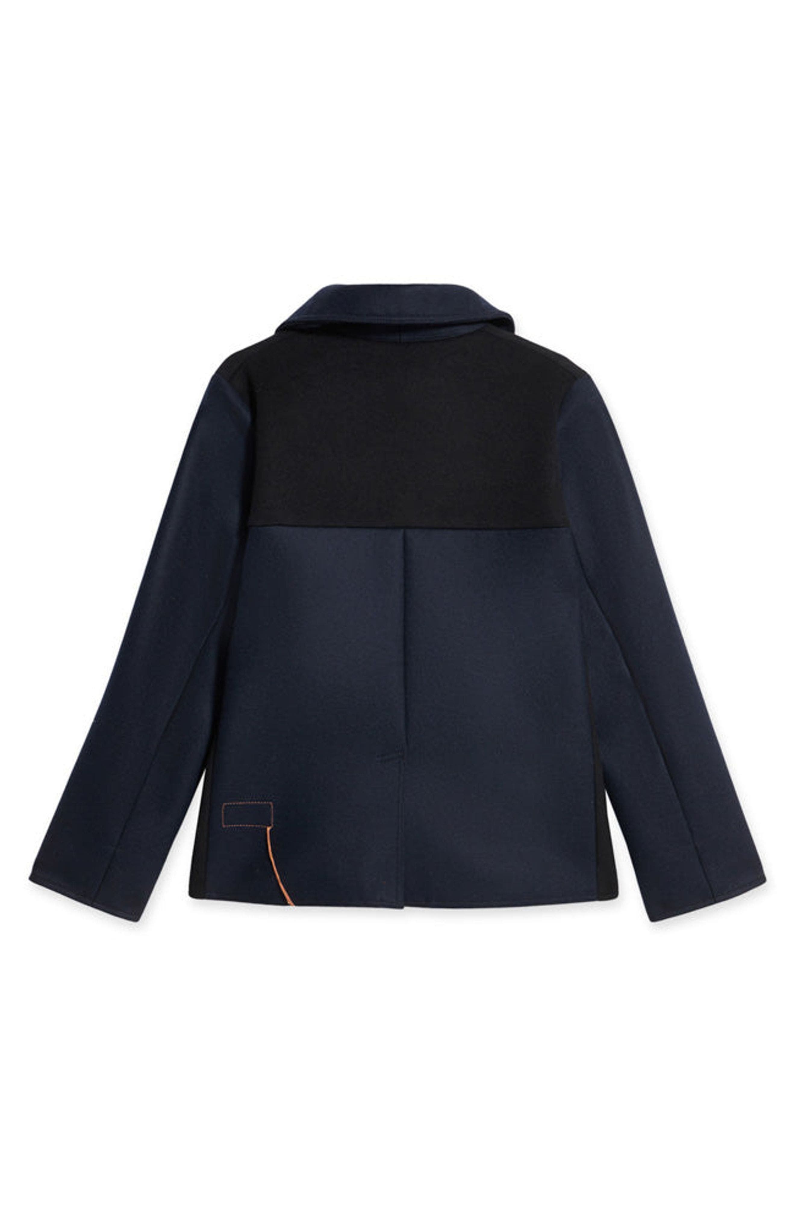 Patchwork Wool Caban Jacket - image 2