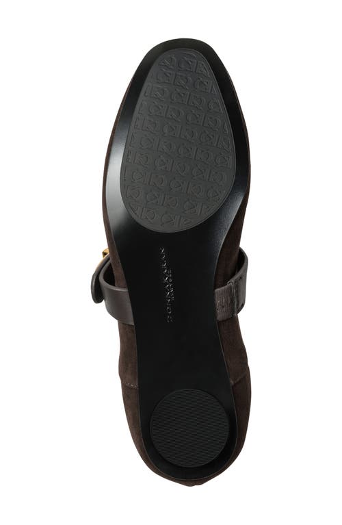 Donna Karan New York Anselm Mary Jane Flat In Brown