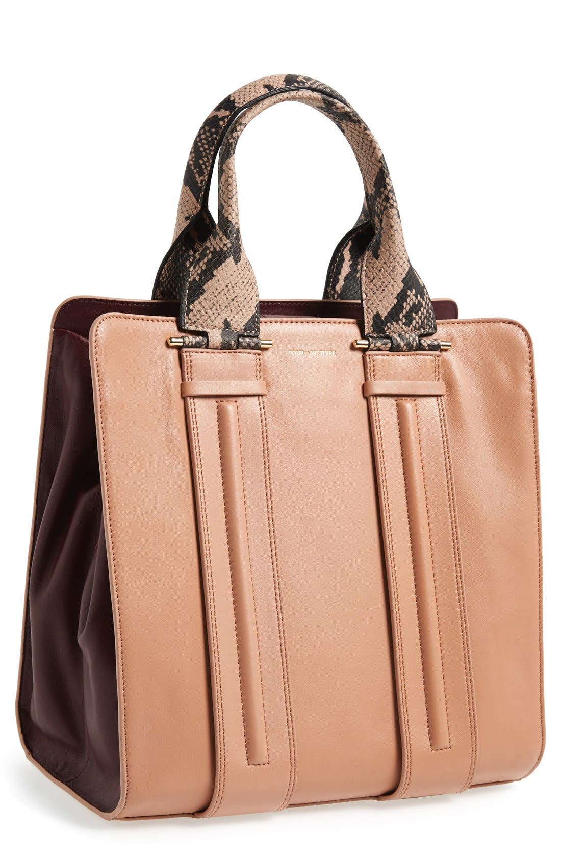 'Servant' Tote, Main, color, DUSTY PINK MULTI