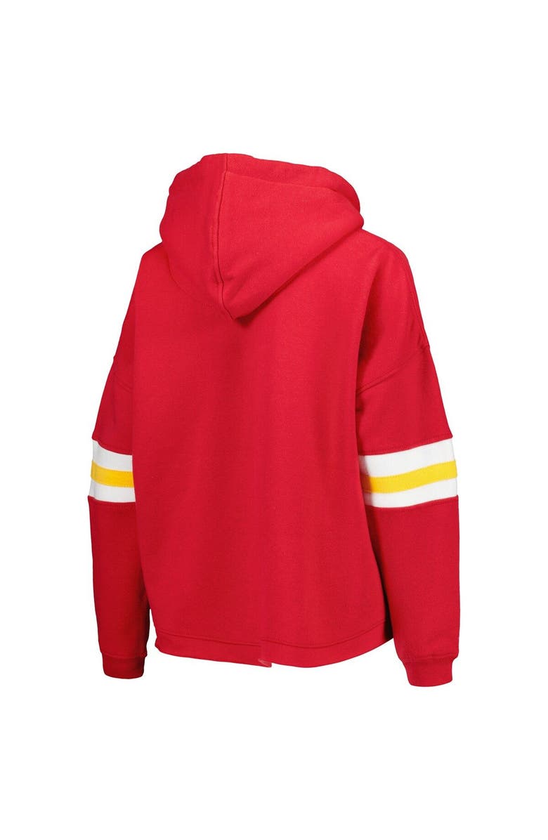PRESSBOX Women's Pressbox Cardinal Iowa State Cyclones Super Pennant Pullover Hoodie, Alternate, color, Cardinal