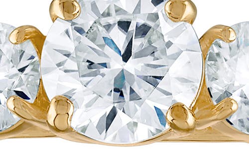 Fuzion Creations Moissanite Ring In Yellow