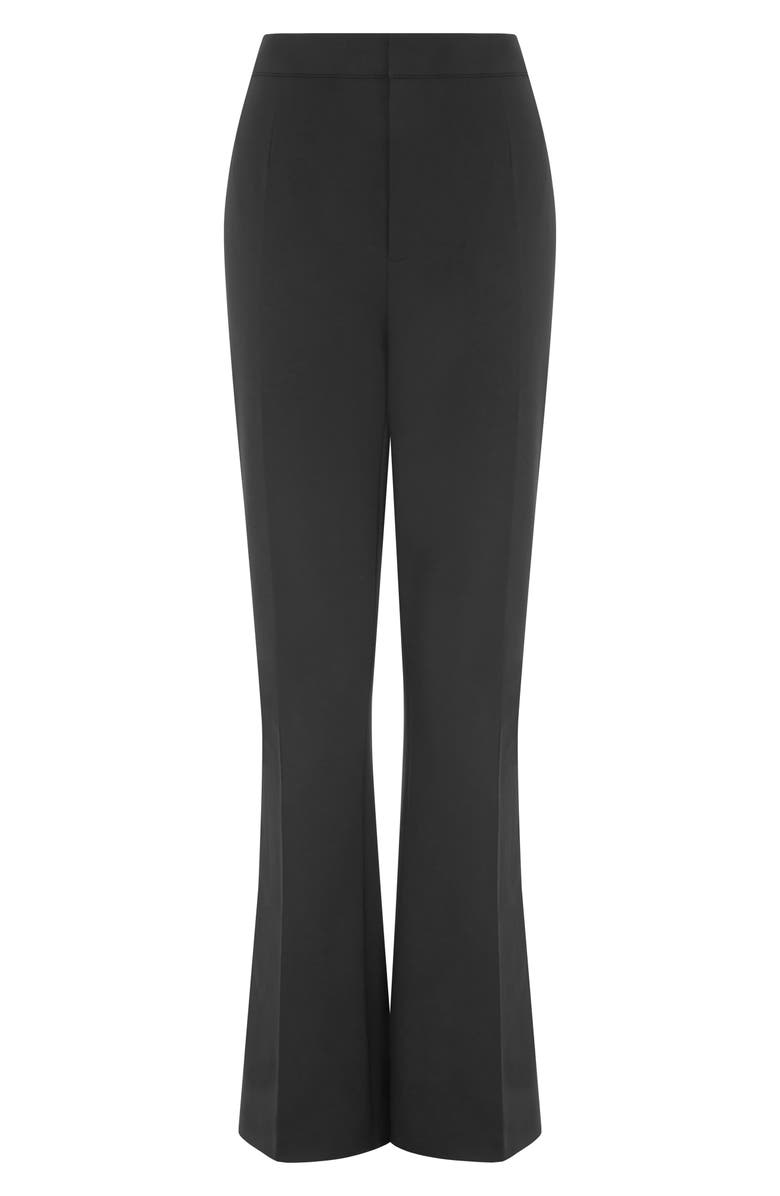 ALIGNE Edie Flare Leg Stretch Ponte Pants, Alternate, color, Black