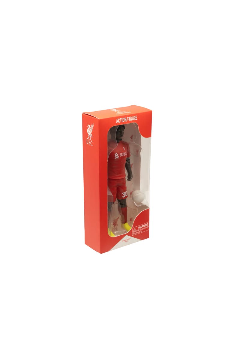 Banbo Toys Sockers Liverpool Jeremie Frimpong 8" Soccer Action Figure, Alternate, color, Red