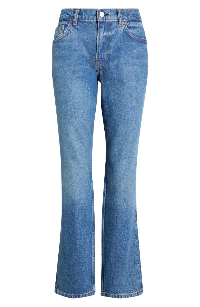 Reformation Greer Straight Leg Jeans, Alternate, color, Pelican