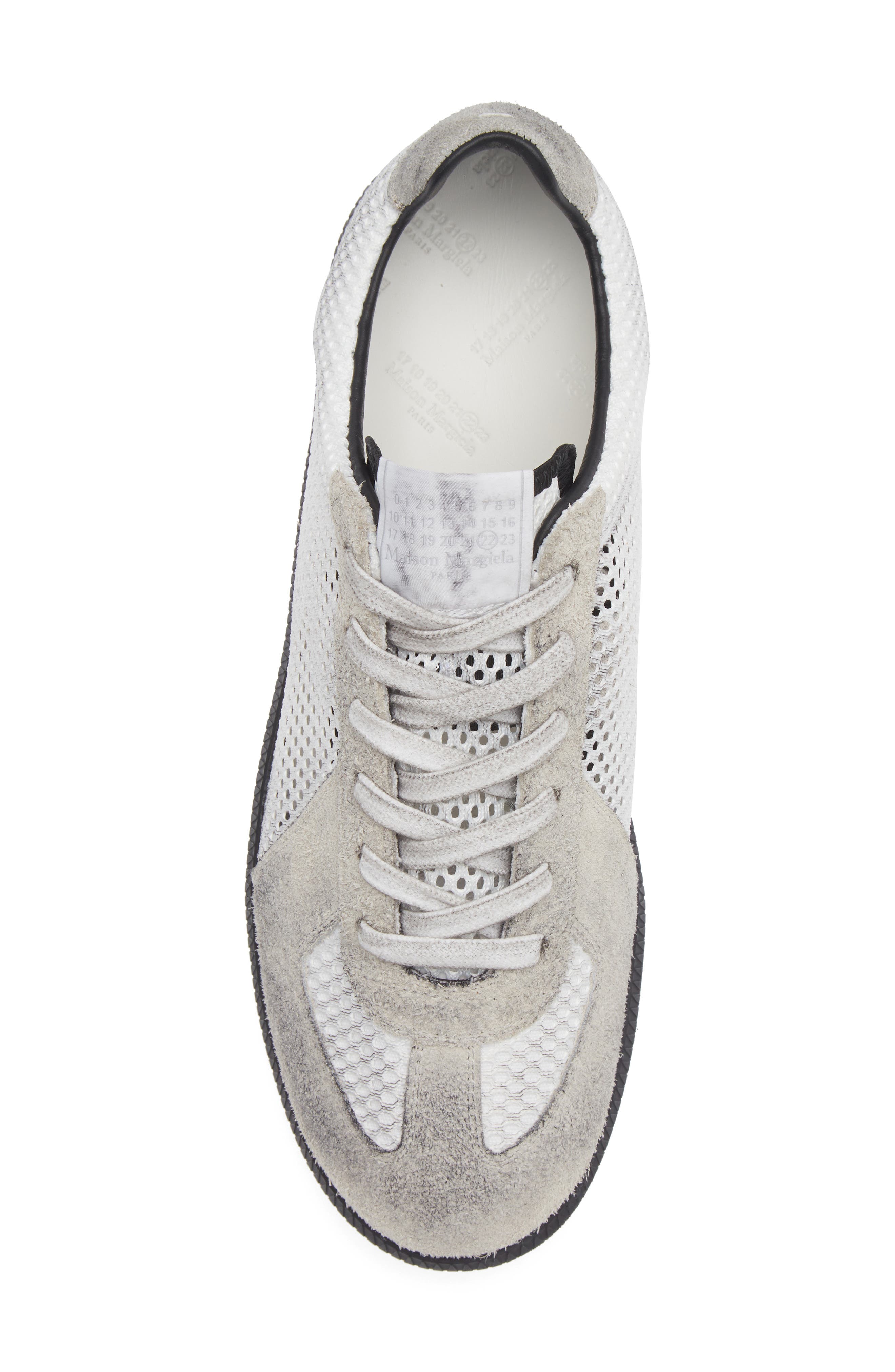Maison Margiela Replica Low Top Sneaker, Alternate, color, White/ Grey