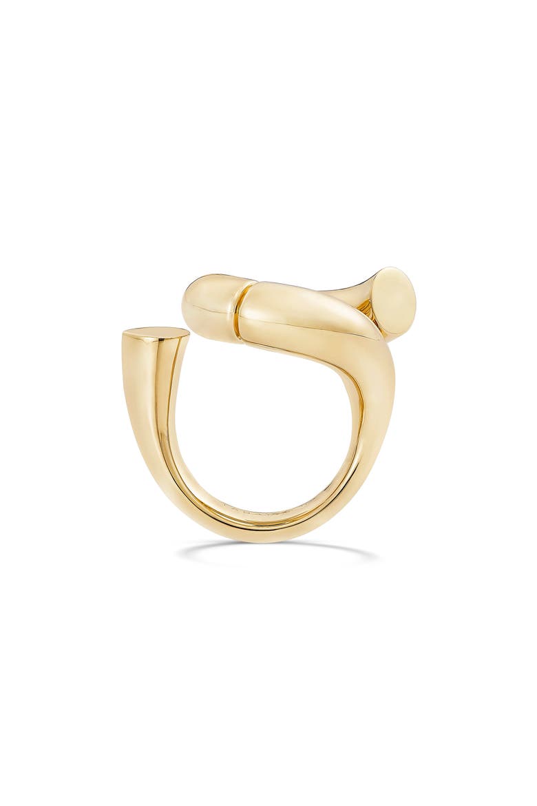 Oera Knot Ring, Alternate, color, 18K YELLOW GOLD