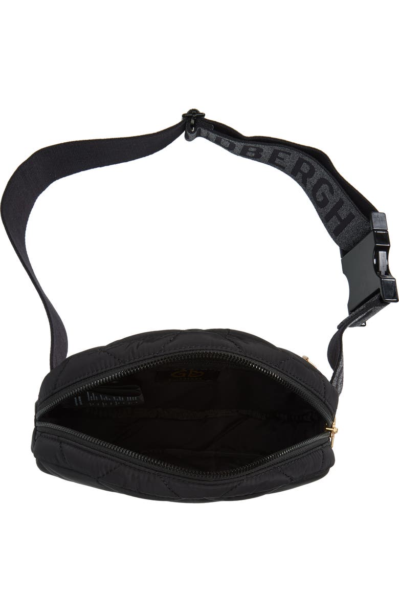 Goldbergh French Quilted Recycled Polyester Belt Bag, Alternate, color,