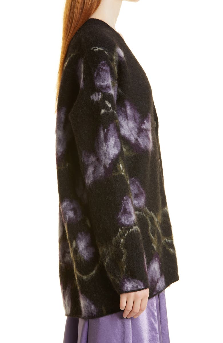 Vince Orchid Jacquard Cardigan, Alternate, color, 