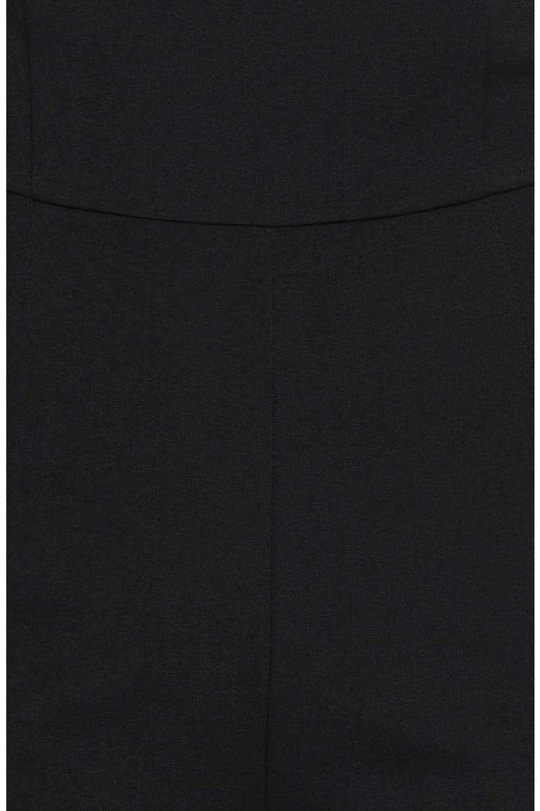 Danni Strapless Wide Leg Jumpsuit, Alternate, color, BLACK