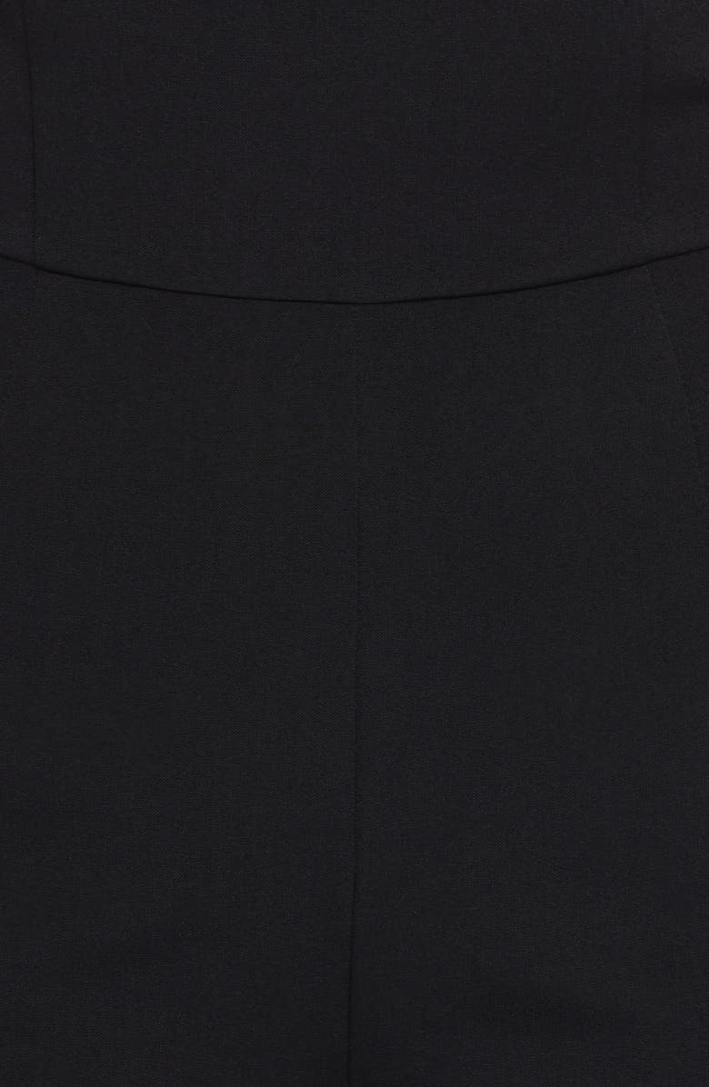 Petal & Pup Danni Strapless Wide Leg Jumpsuit, Alternate, color, Black