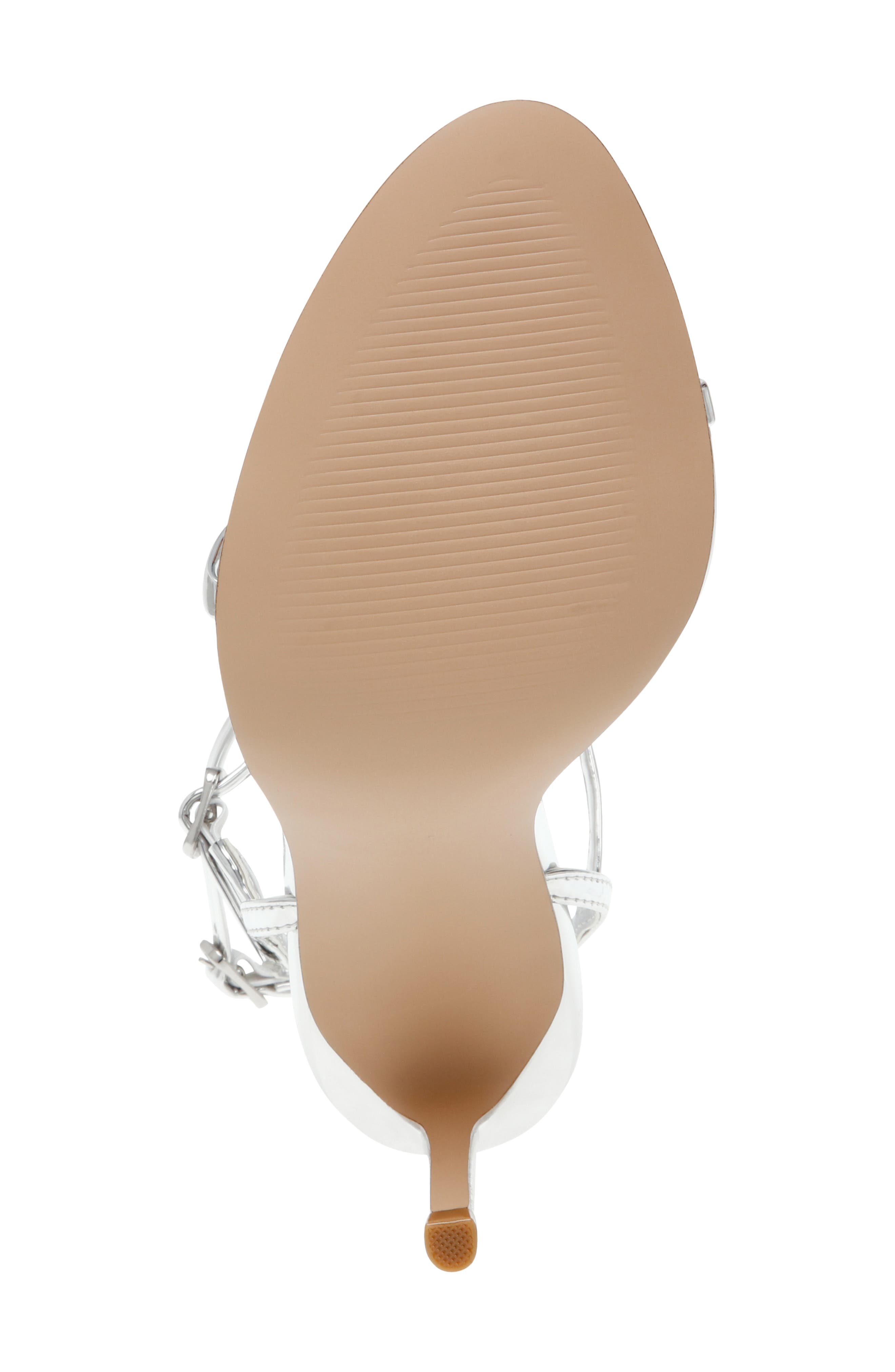 Theresa Ankle Strap Sandal, Alternate, color, SILVER