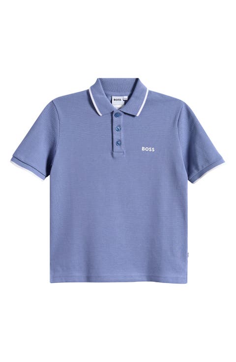 Kids' Tipped Cotton Pique Polo (Big Kid)