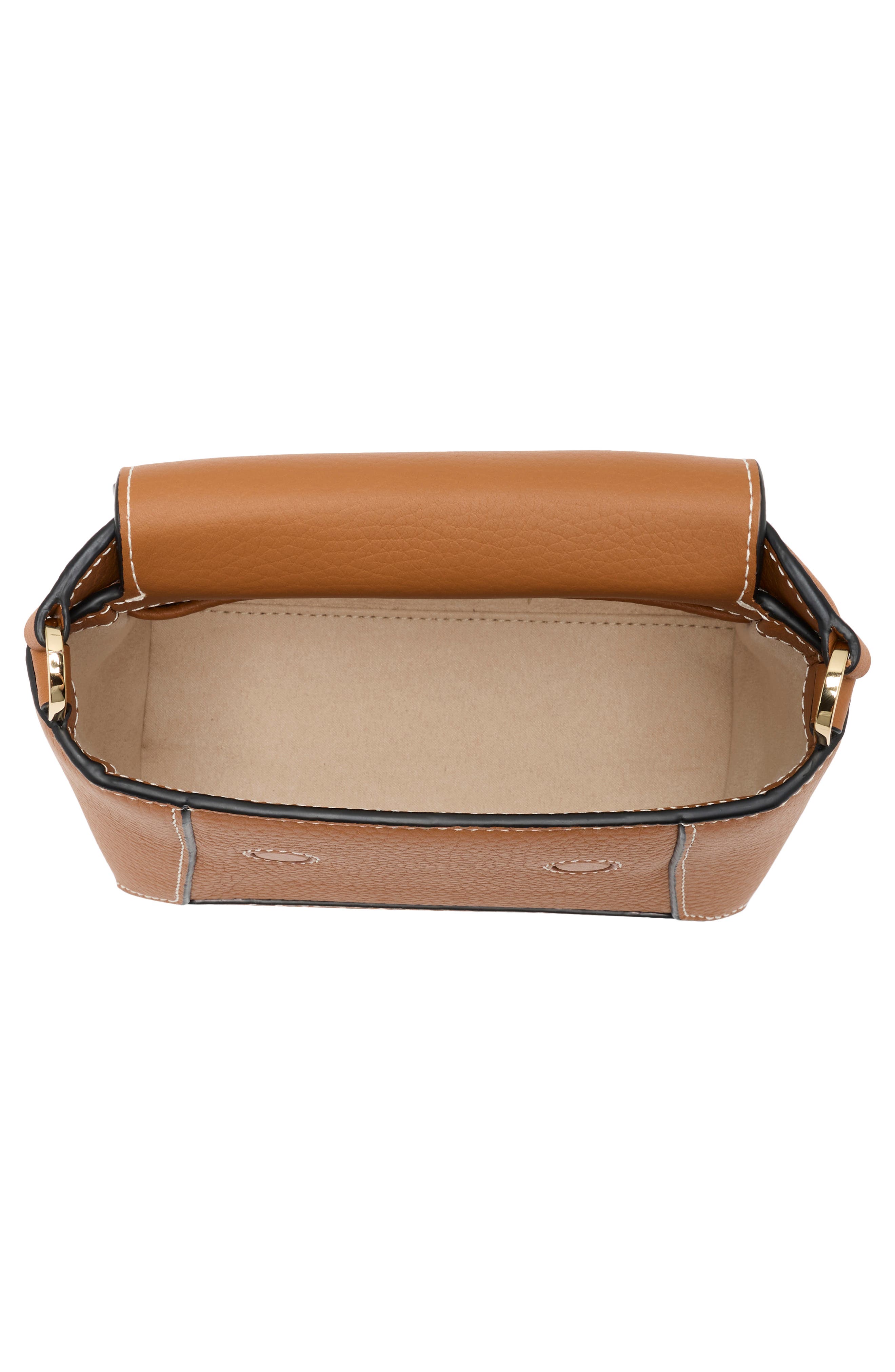 Strathberry Nano Mosaic Grained Leather Top Handle Bag, Alternate, color, 