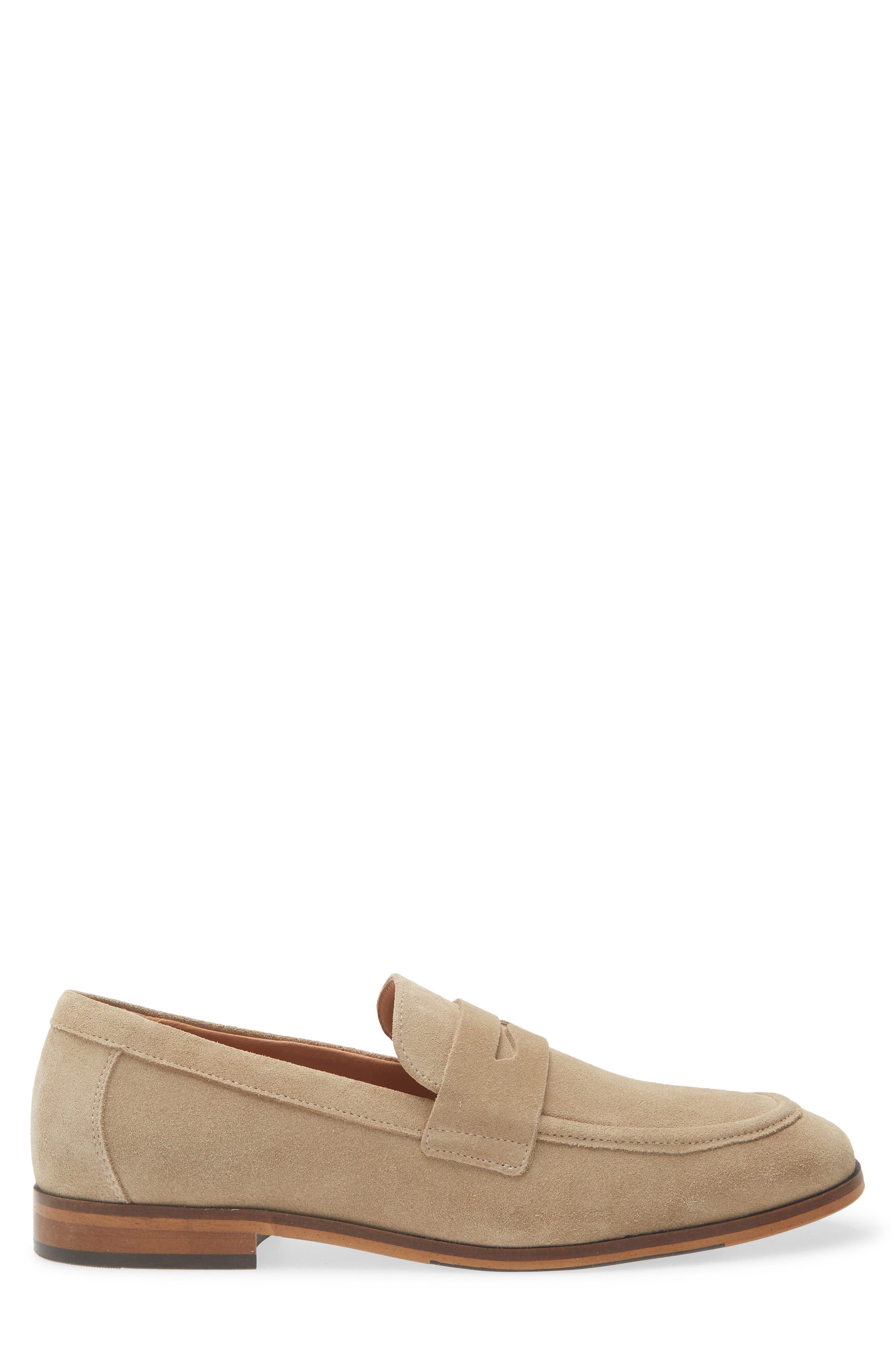 Bruno Magli Modena Loafer, Alternate, color, Taupe Suede