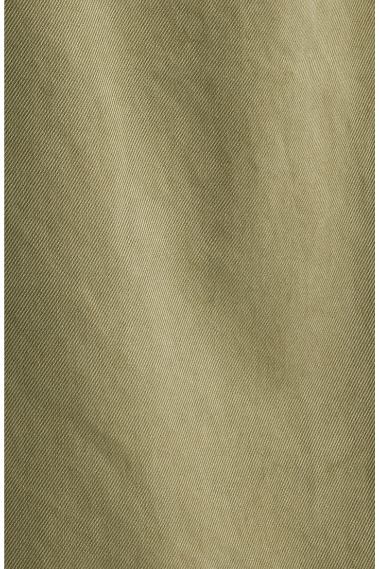 Raw Hem Cotton Twill Bermuda Shorts, Alternate, color, GREEN