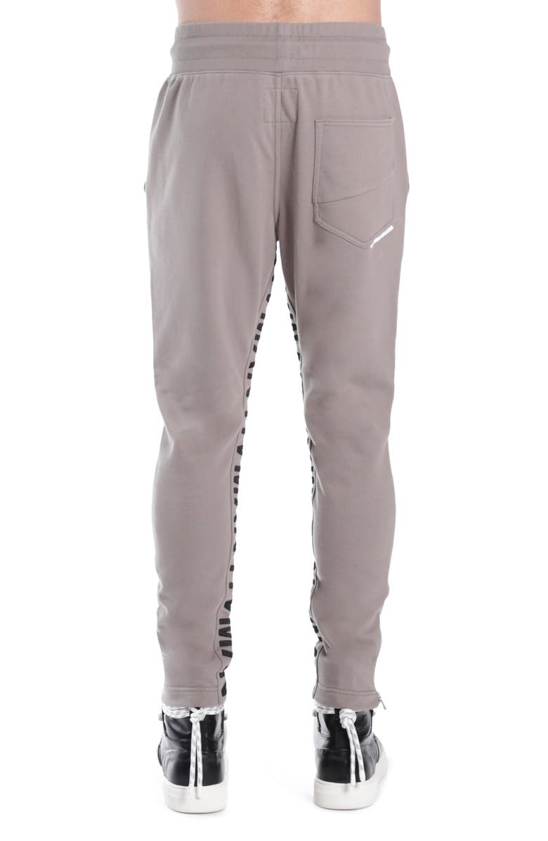 HVMAN Logo Knit Track Pants, Alternate, color, Satellite