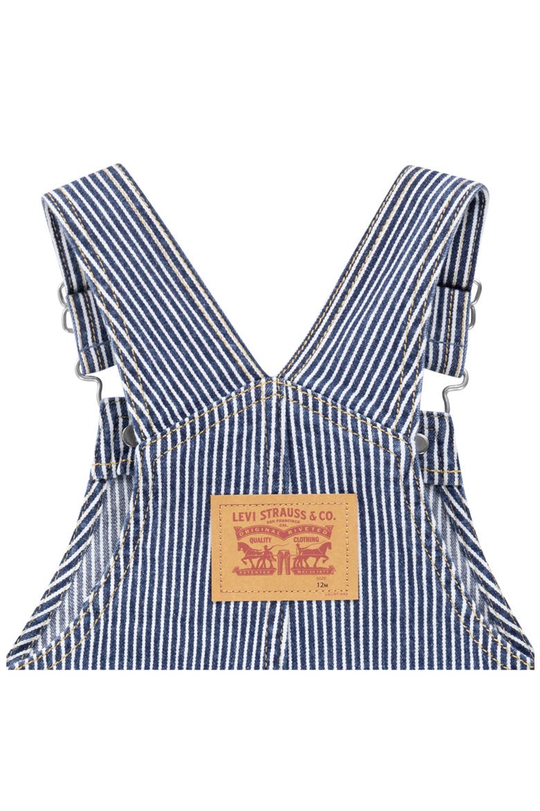Railroad Stripe Overalls, Alternate, color, YUCATAN