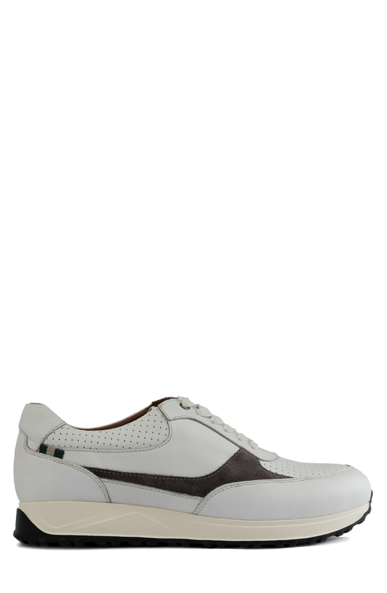 Murray Leather Sneaker, Alternate, color, WHITE MULTI