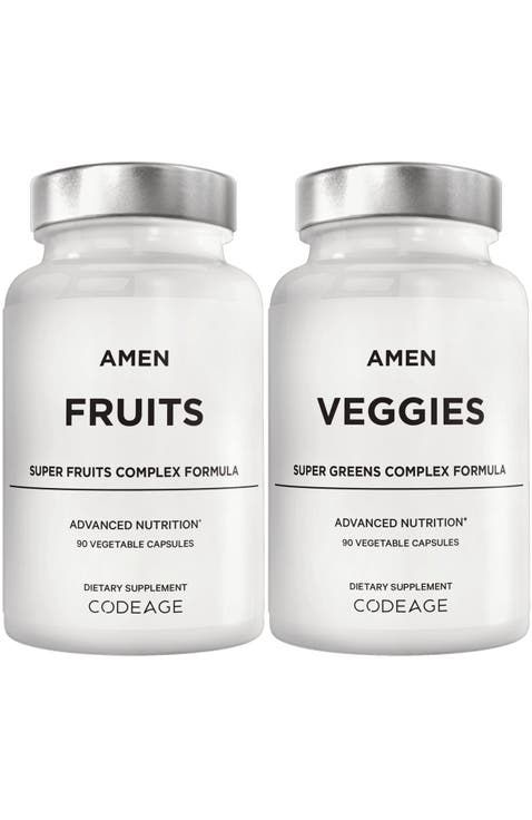Amen Fruits + Veggies Vitamins Bundle