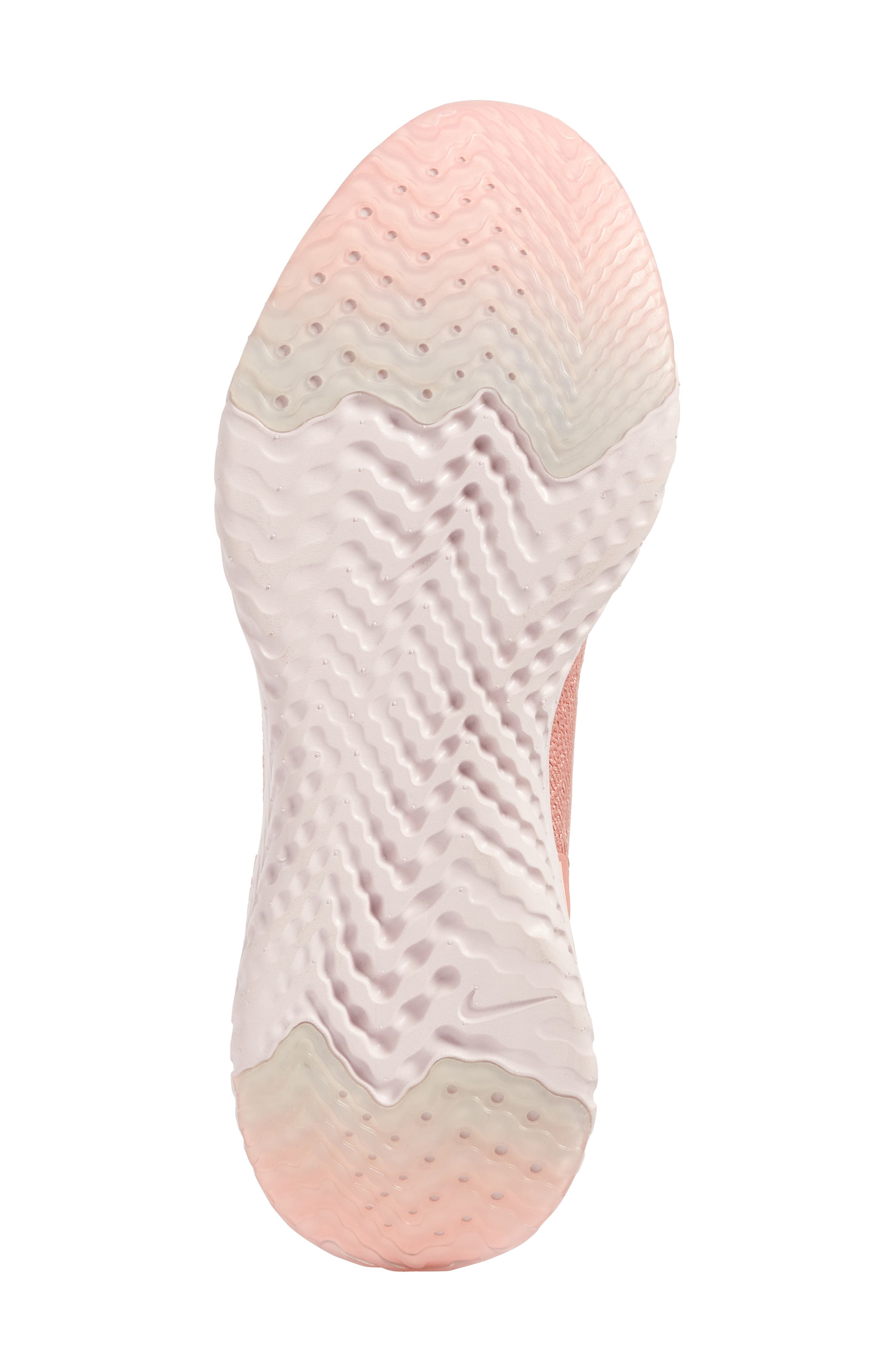 Epic React Flyknit Running Shoe, Alternate, color, RUST PINK/ PINK TINT/ PINK