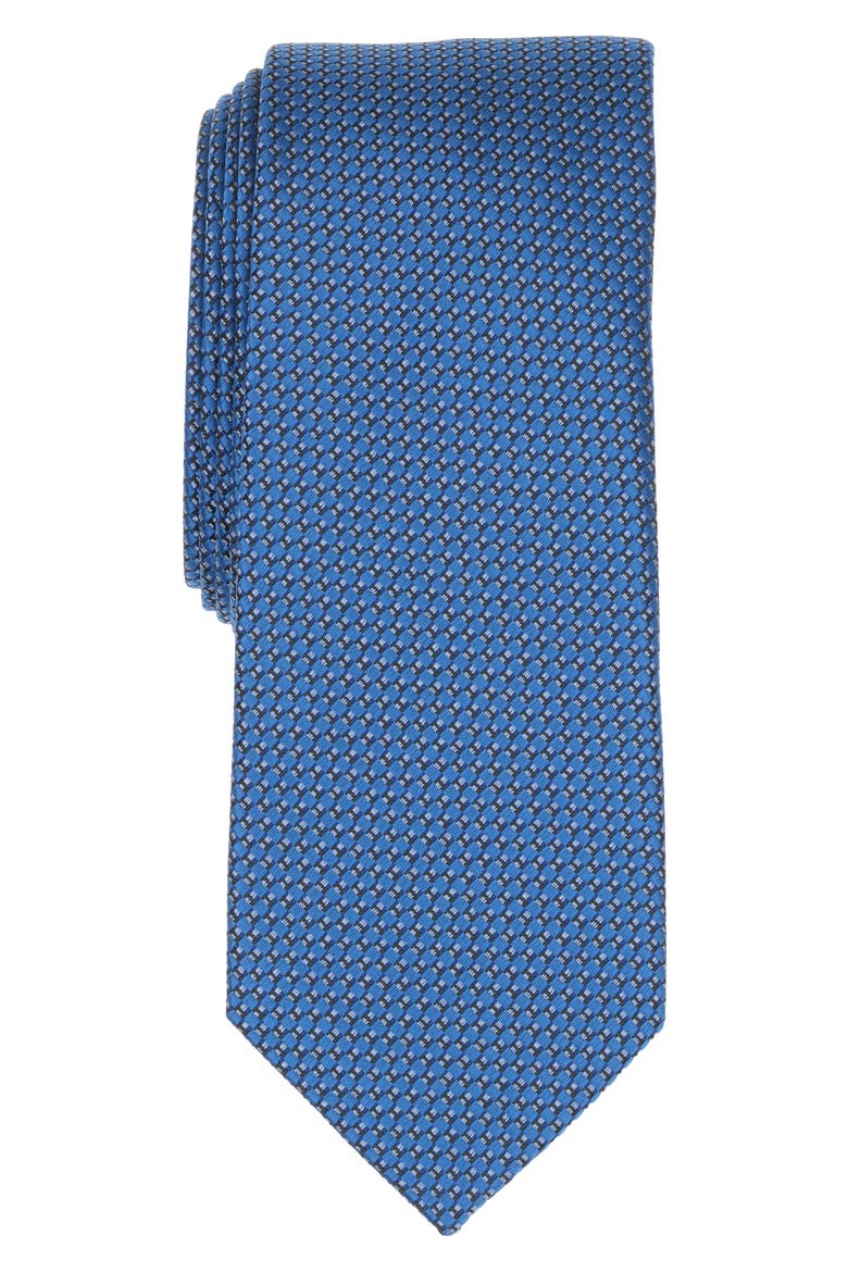 Merdine Micro Tie, Main, color, BLUE