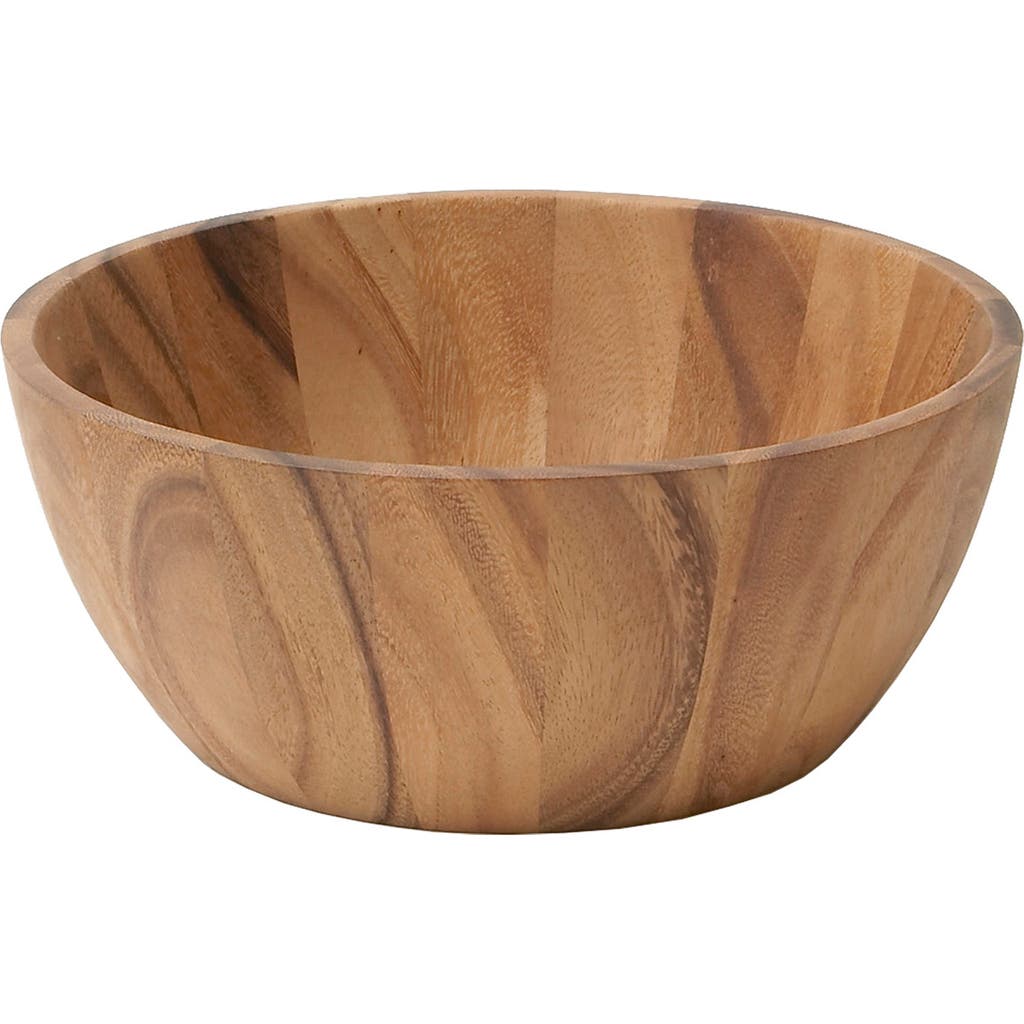 FRIELING Acacia Wood Tulip Bowl, Small 2.5-Inch x 6.5-Inch Diameter in Brown  product
