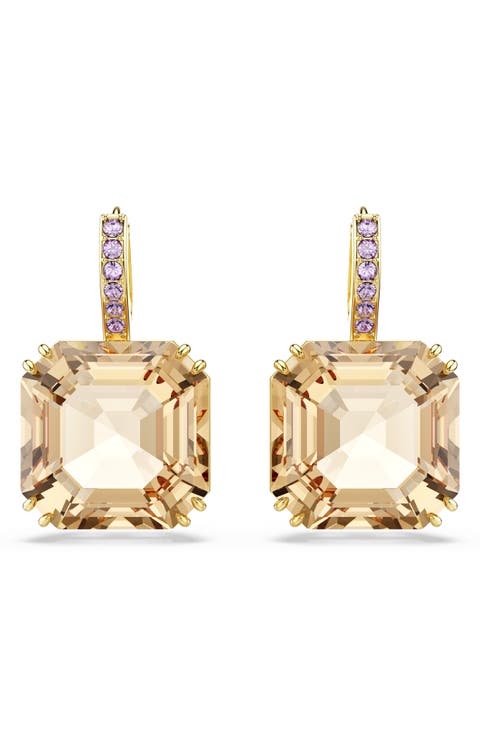 Millenia Square Drop Earrings