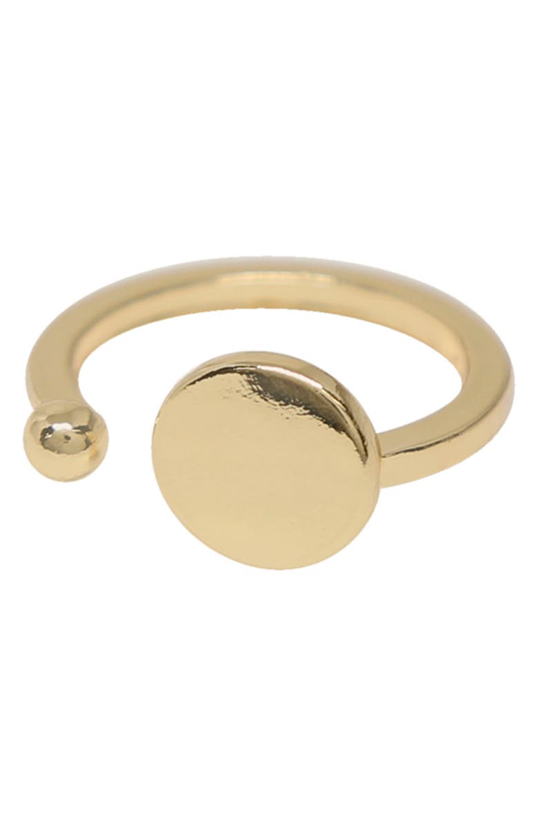 Ettika Adjustable Disc Ring, Main, color, 