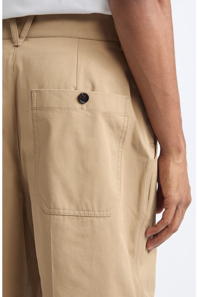 Cotton Gabardine Trousers, Alternate, color, HEMP