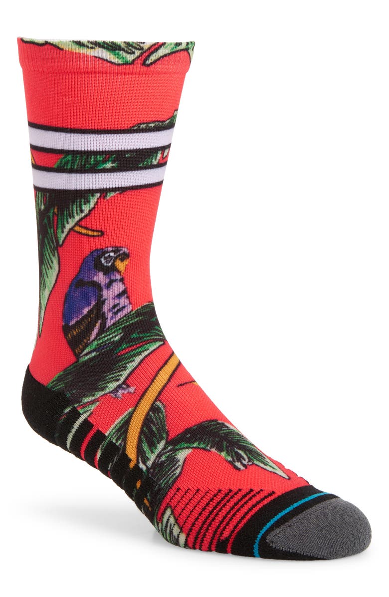 Stance Tropicana Crew Socks, Main, color, 