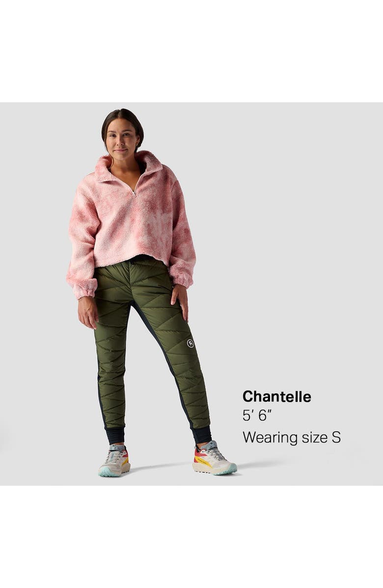 Stoic Printed Mid Pile Fleece 1/4 Zip Pullover - Women's, Alternate, color, Pink Cloud Prink