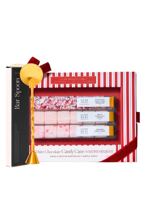 White Chocolate Candy Cane Martini Kit