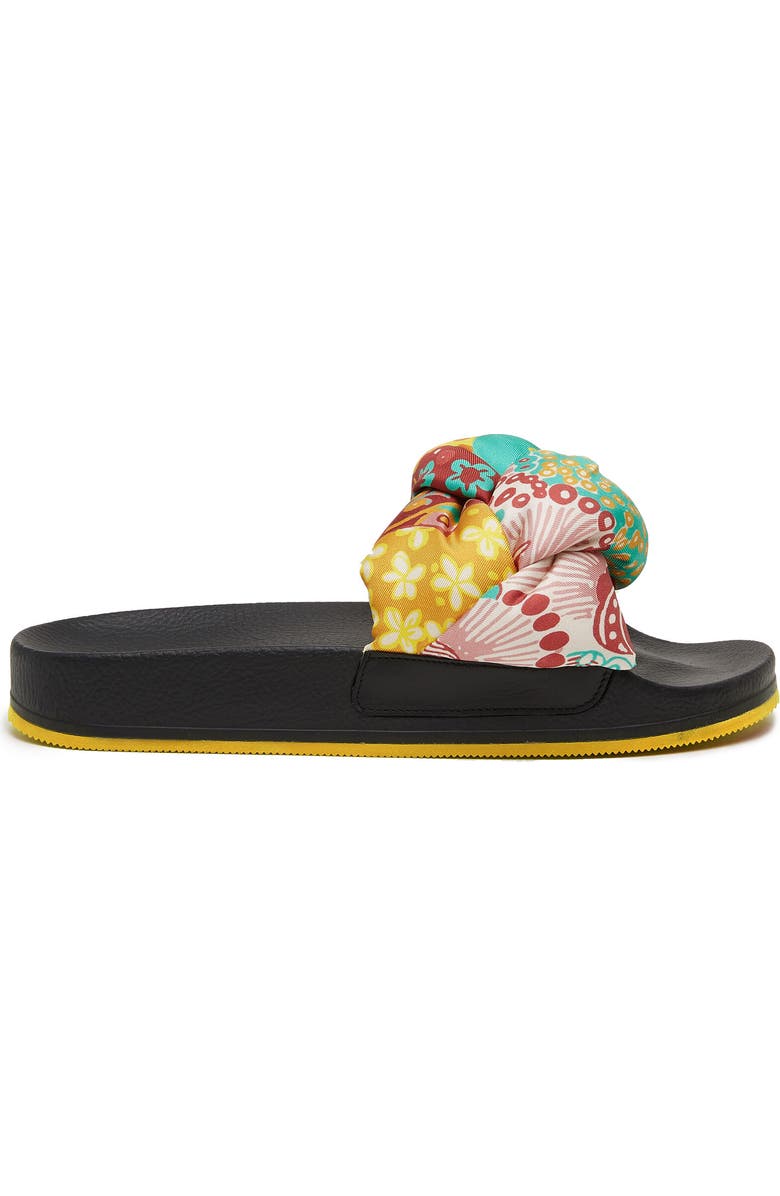 La DoubleJ Treccia Slides Holi Yellow, Main, color,