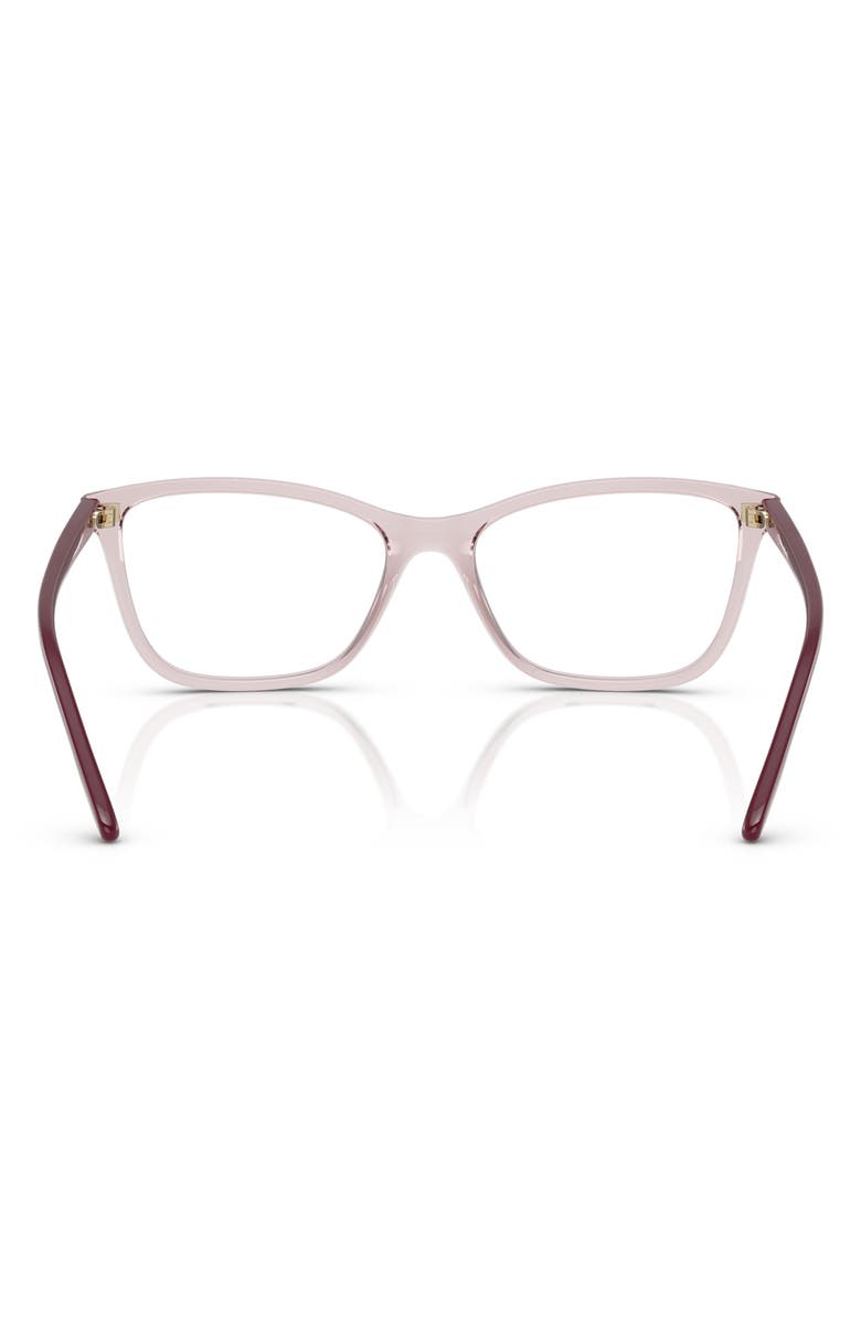 VOGUE 52mm Butterfly Optical Glasses, Alternate, color, Trans Pink