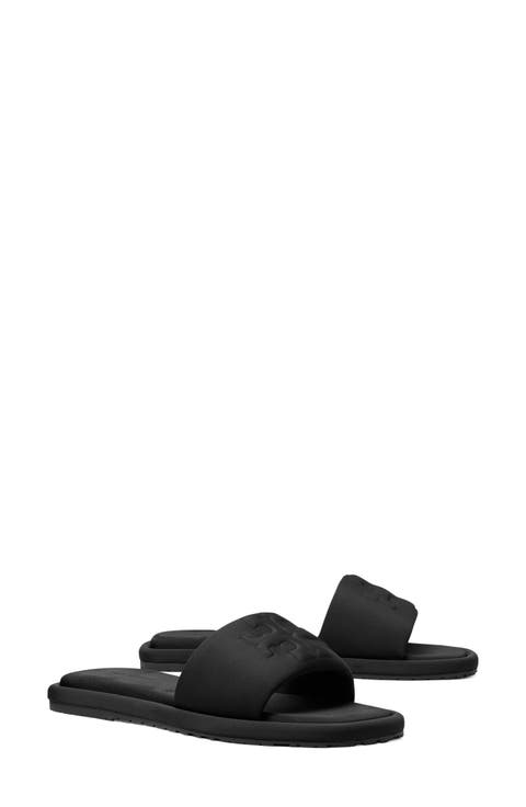 Double T Pavé Slide Sandal