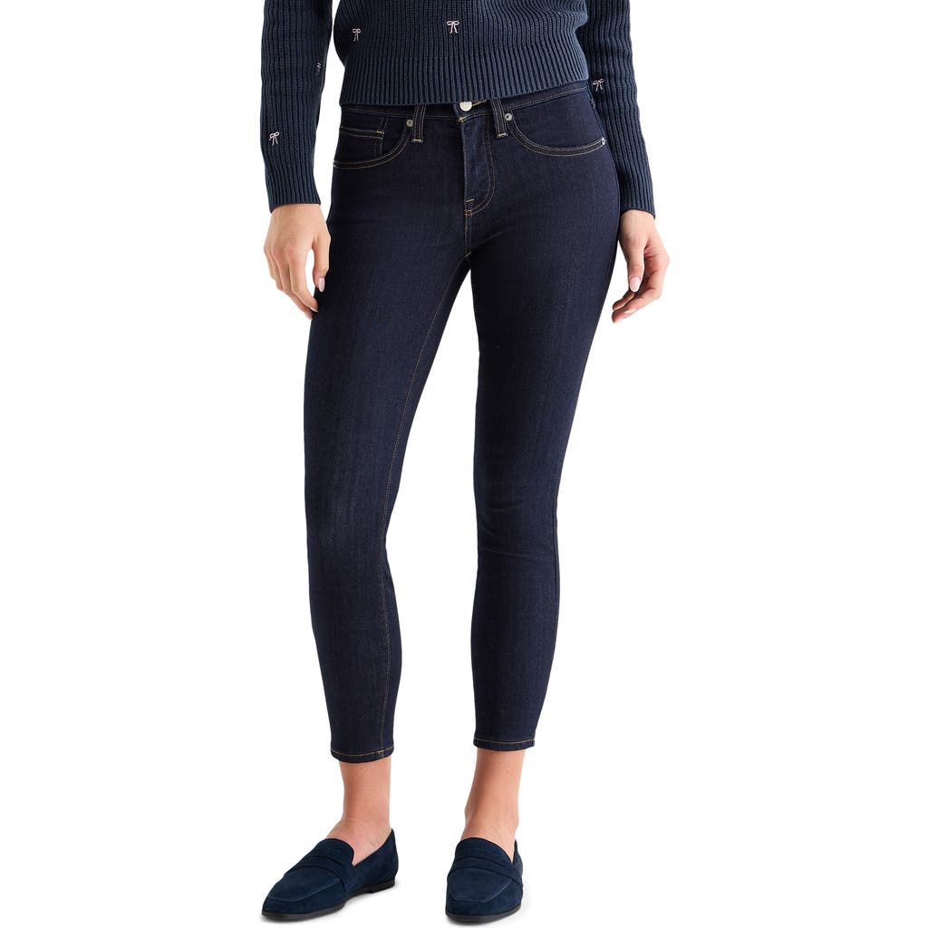 Lucky Brand Ava Mid Rise Skinny Jeans In Blue